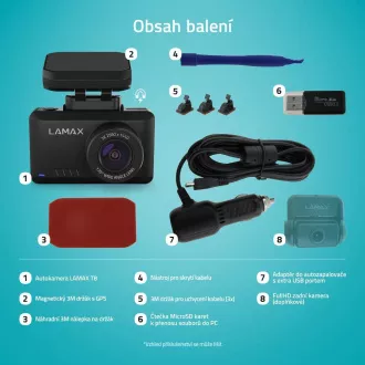 LAMAX T8 - kamera za avto
