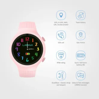 LAMAX WatchY4 Sport Pink