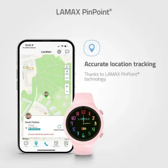 LAMAX WatchY4 Sport Pink