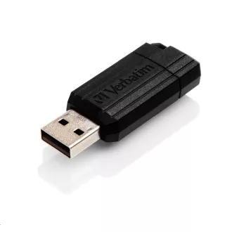 VERBATIM Flash disk 64 GB USB 2.0 Store 'n' Go PinStripe, črn