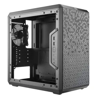 Ohišje Cooler Master MasterBox Q300L, mATX, prozorna stranica, 1x 120mm ventilator, črno