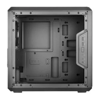 Ohišje Cooler Master MasterBox Q300L, mATX, prozorna stranica, 1x 120mm ventilator, črno