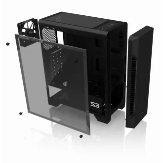 Ohišje ZALMAN S3, ATX brez napajalnika Ohišje ZALMAN S3, ATX brez napajalnika