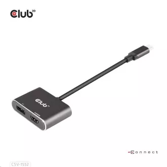 Club3D vozlišče MST (Multi Stream Transport) USB3.2 Gen2 Type-C (DP Alt-Mode) na DisplayPort HDMI 4K60Hz (M/F) Club3D vozlišče MST (Multi Stream Transport) USB3.2 Gen2 Type-C (DP Alt-Mode) na DisplayPort HDMI 4K60Hz (M/F)