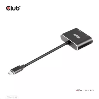 Club3D vozlišče MST (Multi Stream Transport) USB3.2 Gen2 Type-C (DP Alt-Mode) na DisplayPort HDMI 4K60Hz (M/F) Club3D vozlišče MST (Multi Stream Transport) USB3.2 Gen2 Type-C (DP Alt-Mode) na DisplayPort HDMI 4K60Hz (M/F)