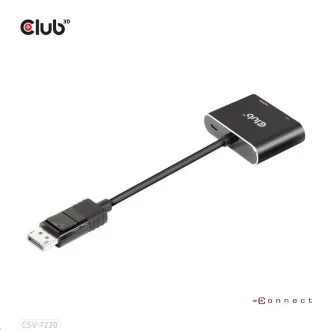 Club3D hub MST (Multi Stream Transport) DisplayPort 1.4 na DisplayPort HDMI 4K60Hz (M/F) Club3D hub MST (Multi Stream Transport) DisplayPort 1.4 na DisplayPort HDMI 4K60Hz (M/F)