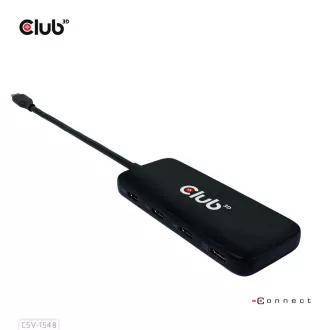 Club3D vozlišče 1xUSB-C do 4xUSB-C, 10Gbps, PD 3.0