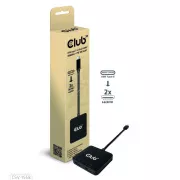 Club3D Video vozlišče MST USB-C na 2xHDMI   USB-C PD 3.0, 4K60Hz