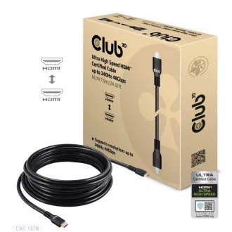 Club3D kabel HDMI, Ultra Fast HDMI™ Certified Cable, 4K120Hz/ 8K60Hz, 7,5 m