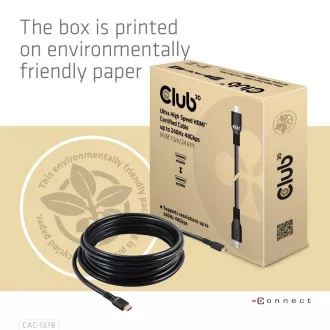 Club3D kabel HDMI, Ultra Fast HDMI™ Certified Cable, 4K120Hz/ 8K60Hz, 7,5 m