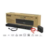 Club3D Priključna postaja USB-C 12v1, 2xHDMI, 1xDP, 2xUSB-C, 3xUSB, 1xRJ45, 1x3,5 mm, črna