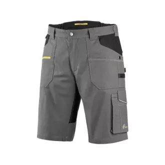 Kratke hlače CXS STRETCH, moške, sivo-črne, velikost 46