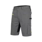 Kratke hlače CXS STRETCH, moške, sivo-črne, velikost 60