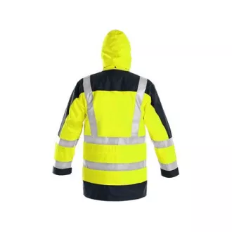 Moška odsevna jakna LONDON, 5v1, rumeno-modra, velikost 5,5 mm, w. S
