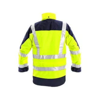 Moška odsevna jakna LONDON, 5v1, rumeno-modra, velikost 5,5 mm, w. S