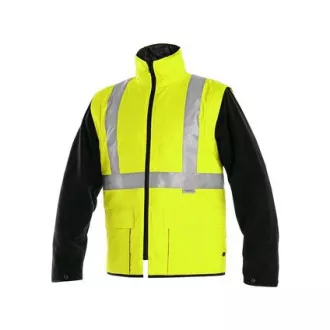 Moška odsevna jakna LONDON, 5v1, rumeno-modra, velikost 5,5 mm, w. S