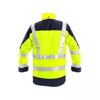 Moška odsevna jakna LONDON, 5v1, rumeno-modra, velikost 5,5 mm, w. M