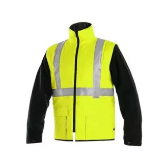 Moška odsevna jakna LONDON, 5v1, rumeno-modra, velikost 5,5 mm, w. M