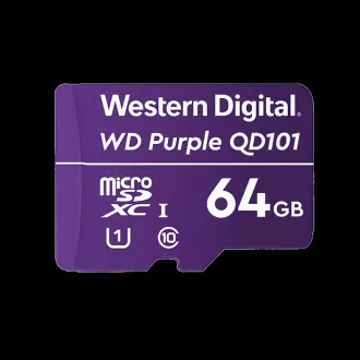 Kartica WD MicroSDXC 64GB vijolična WDD064G1P0C razred 10, 16 TBW
