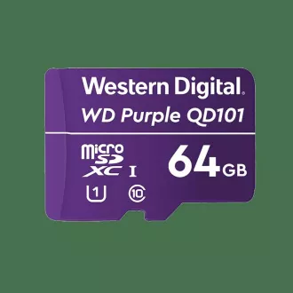 Kartica WD MicroSDXC 64GB vijolična WDD064G1P0C razred 10, 16 TBW