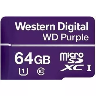 Kartica WD MicroSDXC 64GB vijolična WDD064G1P0C razred 10, 16 TBW