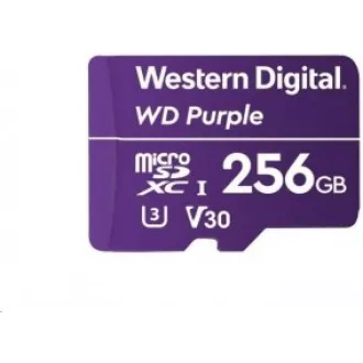 Kartica WD MicroSDXC 256 GB vijolične barve WDD256G1P0C razred 10 (R:100/W:60 MB/s) Kartica WD MicroSDXC 256 GB vijolične barve WDD256G1P0C razred 10 (R:100/W:60 MB/s)