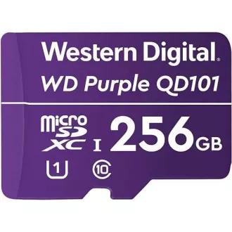Kartica WD MicroSDXC 256 GB vijolične barve WDD256G1P0C razred 10 (R:100/W:60 MB/s) Kartica WD MicroSDXC 256 GB vijolične barve WDD256G1P0C razred 10 (R:100/W:60 MB/s)