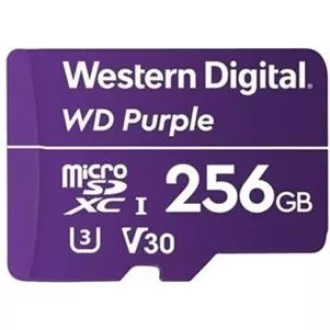 Kartica WD MicroSDXC 256 GB vijolične barve WDD256G1P0C razred 10 (R:100/W:60 MB/s) Kartica WD MicroSDXC 256 GB vijolične barve WDD256G1P0C razred 10 (R:100/W:60 MB/s)