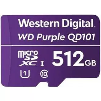 Kartica WD MicroSDXC 512 GB vijolične barve WDD512G1P0C razred 10 (R:100/W:60 MB/s)