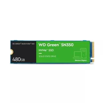 WD GREEN NVMe SSD 500 GB PCIe SN350, Geb3 8 GB/s, (R:2400/W:1650 MB/s)