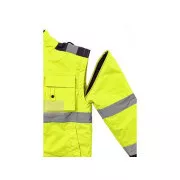 Jakna LUTON, opozorilna, rumeno-modra, velikost: 2 mm XL