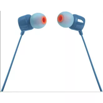 JBL T110 Črne naglavne slušalke, 3, 5 mm priključek, mikrofon, modre JBL T110 Črne naglavne slušalke, 3, 5 mm priključek, mikrofon, modre