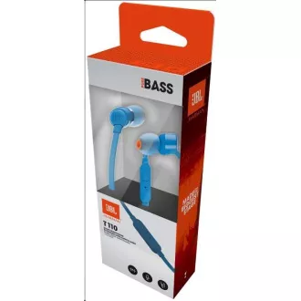 JBL T110 Črne naglavne slušalke, 3, 5 mm priključek, mikrofon, modre JBL T110 Črne naglavne slušalke, 3, 5 mm priključek, mikrofon, modre