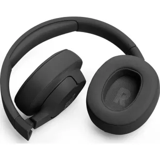 JBL Tune 720BT Black brezžične slušalke za ušesa, Bluetooth 5.3, do 76 ur in hitro polnjenje, črne