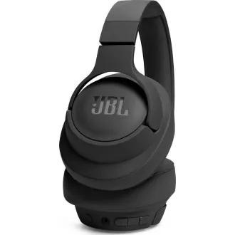 JBL Tune 720BT Black brezžične slušalke za ušesa, Bluetooth 5.3, do 76 ur in hitro polnjenje, črne