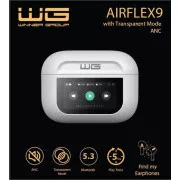WG - Slušalke Bluetooth WG AirFlex 9 z zaslonom, Avatar, ANC, bele
