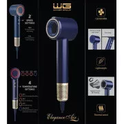 WG - Sušilnik za lase WG Elegance Air, 1600 W, moder