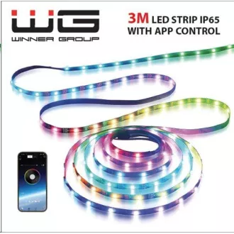 WG - Pametni LED trak WG18, 3 metre, z aplikacijo, IP 65, USB-A
