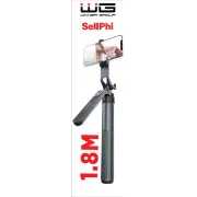 WG - Selfie palica WG 7, Selfie palica   stativ   teleskopsko stojalo GoPro, bluetooth, črna