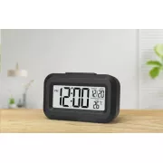 WG - Budilka z notranjim termometrom WG DigiTherm Alarm, črna