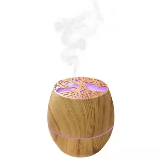 WG - Aroma difuzor   vlažilec zraka   LED svetilka, drevo