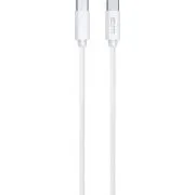 WG – Podatkovni kabel Type-C na Type-C, 2 metra, 3 A, 60 W, bel