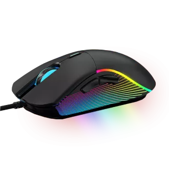 WG - WG Chameleon III., RGB LED gaming miška, črna