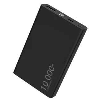 WG - Power Bank 10000 mAh, USB-C PD 20W   USB-A 22,5W, črna