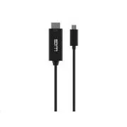 WG - Podatkovni kabel Type-C do HDMI, 3 metre, 4K, črn
