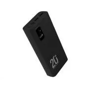 WG - Power Bank 20000 mAh, USB-C PD 20W   USB-A QC 3.0 22,5W, črna