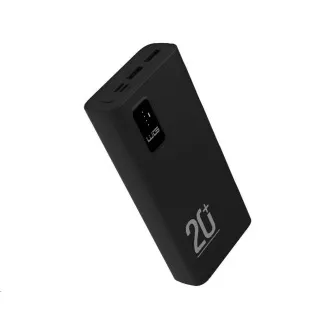 WG - Power Bank 20000 mAh, USB-C PD 20W   USB-A QC 3.0 22,5W, črna
