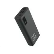 WG - Power Bank 30000 mAh, USB-C PD 20W, črna