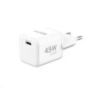 WG - GaN 1x USB-C, PD PPS 45W, bela