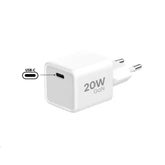 WG - GaN 1x USB-C, PD 20W, 5V-9V-12V, bela
